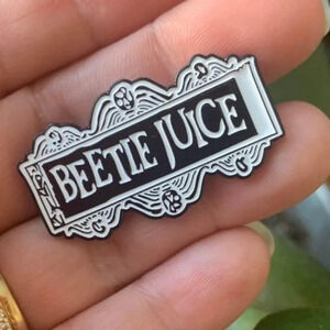New Beetlejuice inspired enamel pin